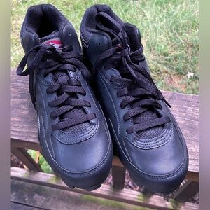 Easton Launch Men's Baseball Turf Cleats Shoes Black Size 8.5 Like New